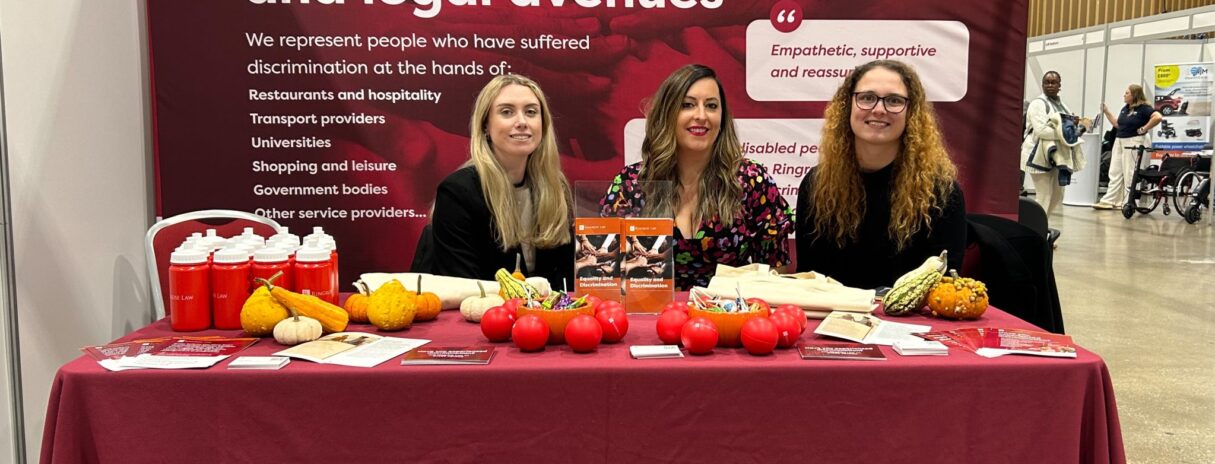 Staff exhibiting at conference.