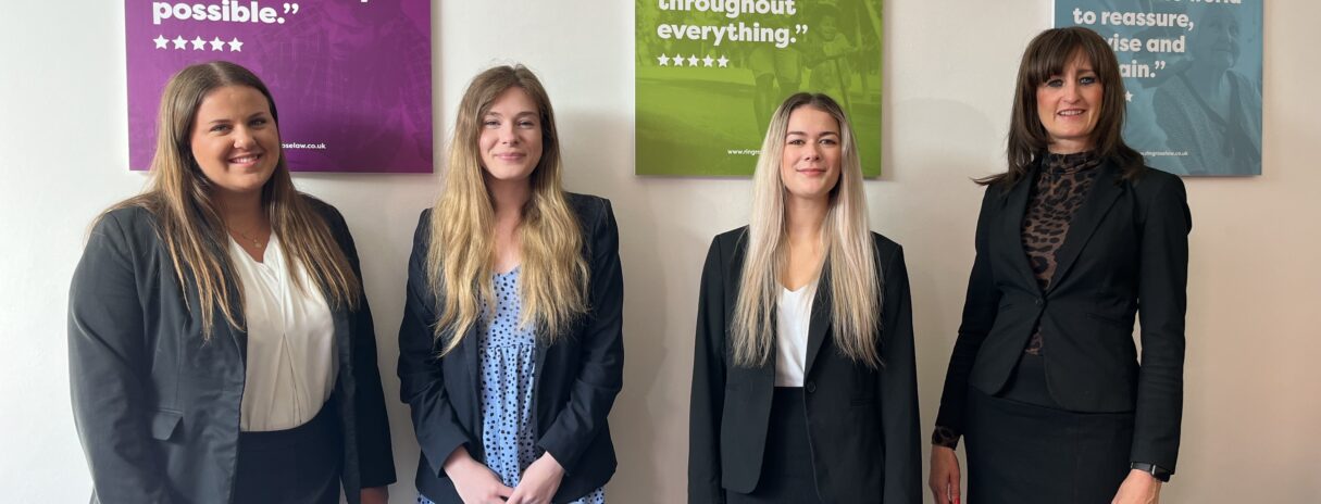 From L-R – Ella Fraser, Hannah Kelly, Tea Hackney, Anne Thomas