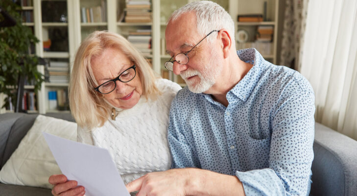 couple reviewing and updating their Will