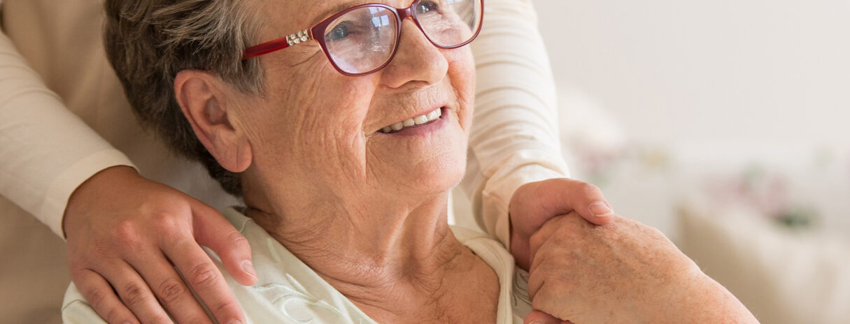 woman in a care home